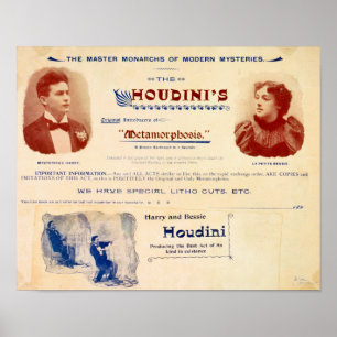 Houdinisen utför Metamorphosis Poster
