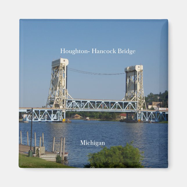 Houghton Hancock Bridge magnet (Framsidan)