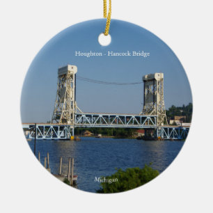 Houghton Hancock Bridge-prydnadsföremål Julgransprydnad Keramik
