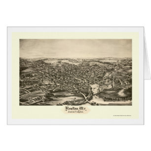 Houlton MIG panorama- karta - 1894 Hälsningskort