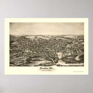Houlton MIG panorama- karta - 1894 Poster