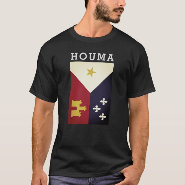 Houma, Louisiana T-Shirt (Framsida)