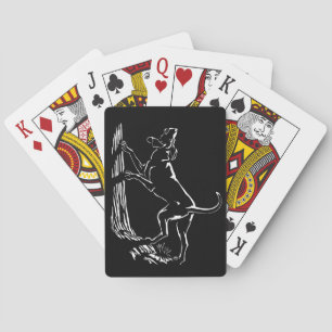 Hound Dog Cards Hunting Dog Art Playing Cards Spel Kort