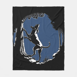 Hound Hund Blanket Coonhound Hunting Hunting Hund Fleecefilt