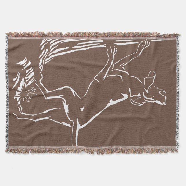 Hound Hund Blanket Hunting Hund Throw Blanket Filt (Framsidan)