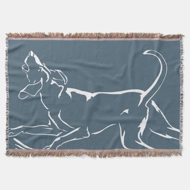 Hound Hund Blanket Hunting Hund Throw Blanket Filt (Framsidan)