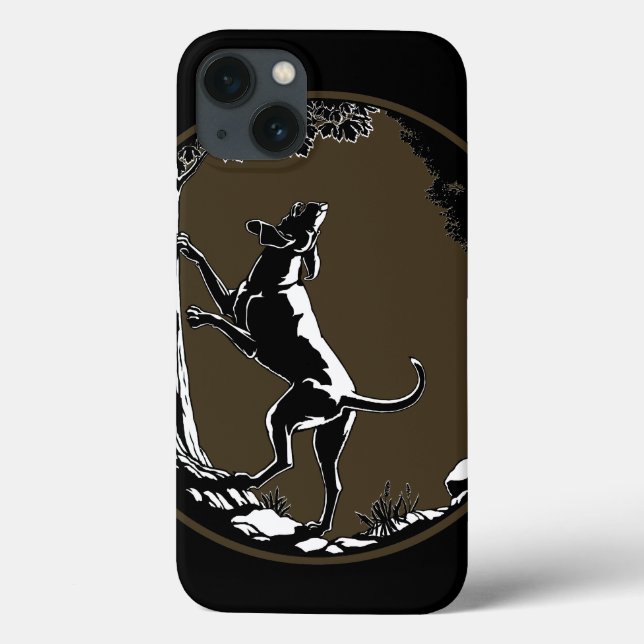 Hound Hund iPad Case Hunting Hund Art iPad Case (Baksida)