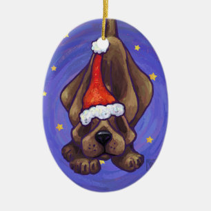 Hound Hund-julprydnad Julgransprydnad Keramik