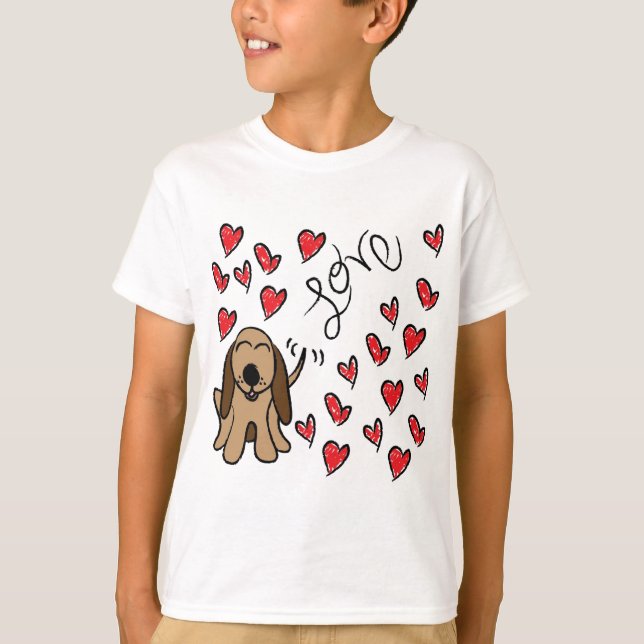 Hound Hund Kärlek Tröja (Framsida)