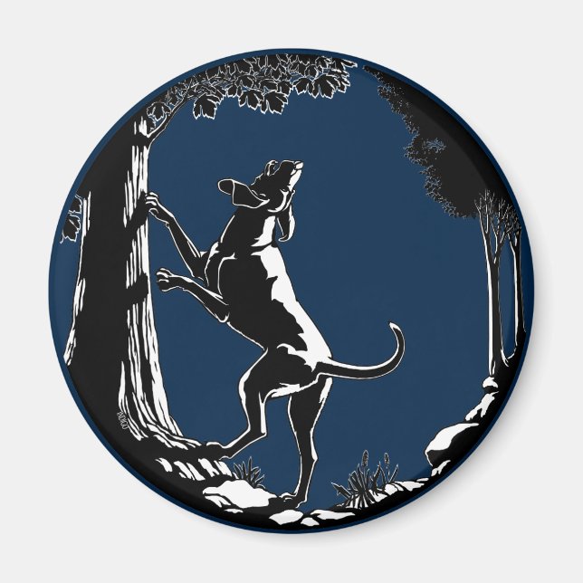 Hound Hund Magnet Hunting Hund Fridge Magnets Deco (Framsidan)