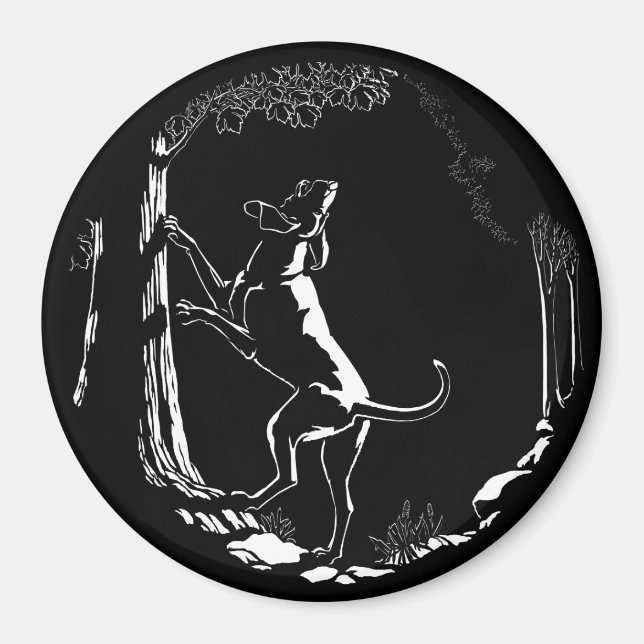 Hound Hund Magnet Hunting Hund Fridge Magnets Deco (Framsidan)