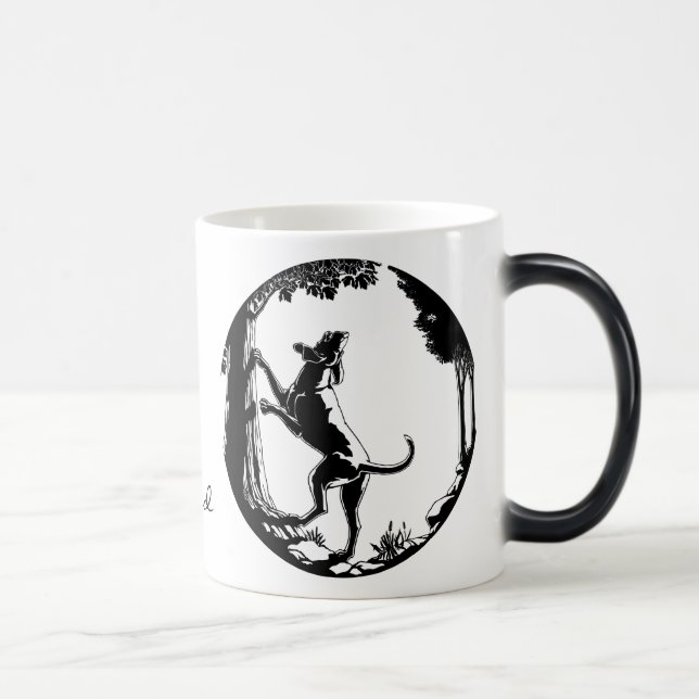 Hound Hund Mugg Hunting Hund Art Coffee Kopp (Höger)