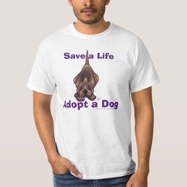 Hound Hund Spara a Life Adopt T-shirt (Framsida)