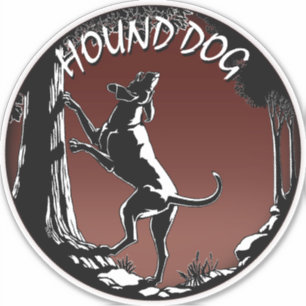 Hound Hund Stickers Anpassningsbar Hunting Hund De Klistermärken