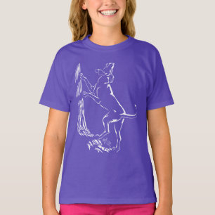Hound Hund T-shirt Girl's Organic Hunting Hund trö