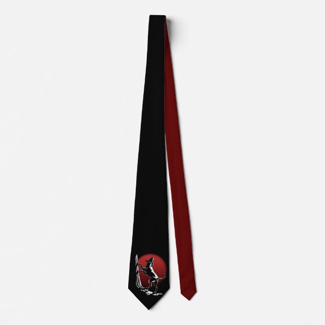 Hound Hund Ties Snyggt Hunting Hund Neckties (Framsida)