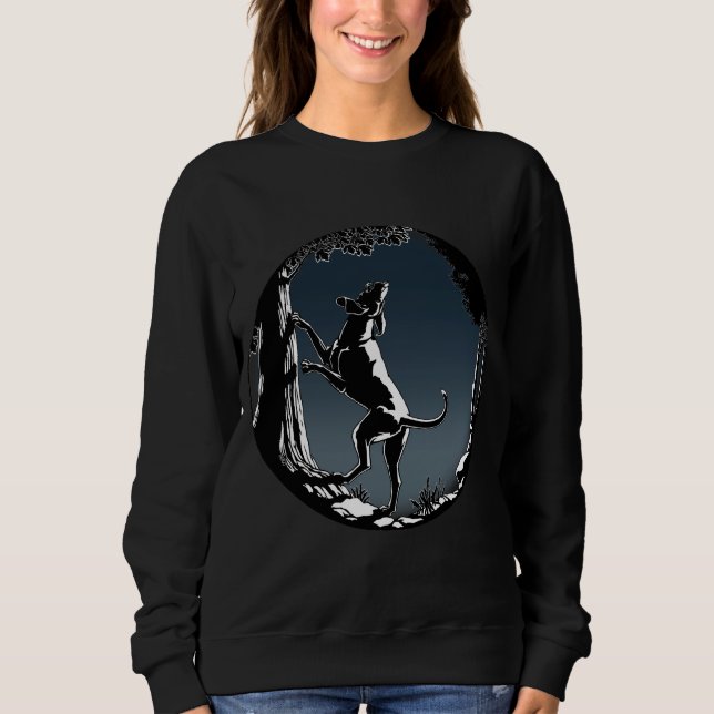 Hound Hund tröja Hunting Hund Coonhound Sweatshirt (Framsida)