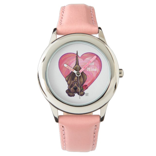 Hound Hund Valentine Day Armbandsur (Framsida)