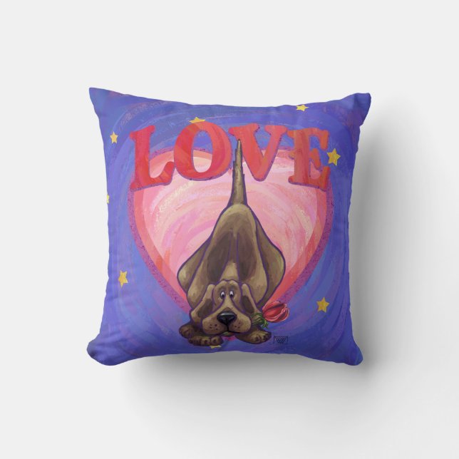 Hound Hund Valentine Day Kudde (Framsida)