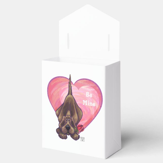 Hound Hund Valentine Day Presentaskar (Öppnad)