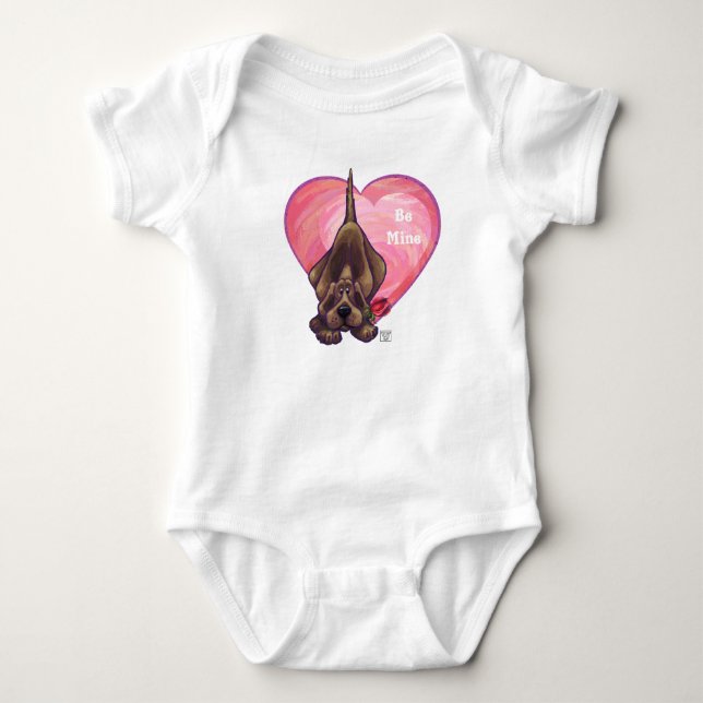 Hound Hund Valentine Day Tee Shirt (Framsida)