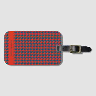 Hounds Tooth-Personlig Bagagebricka
