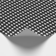 Hounds Tooth Svart Vitt God Jul Jul