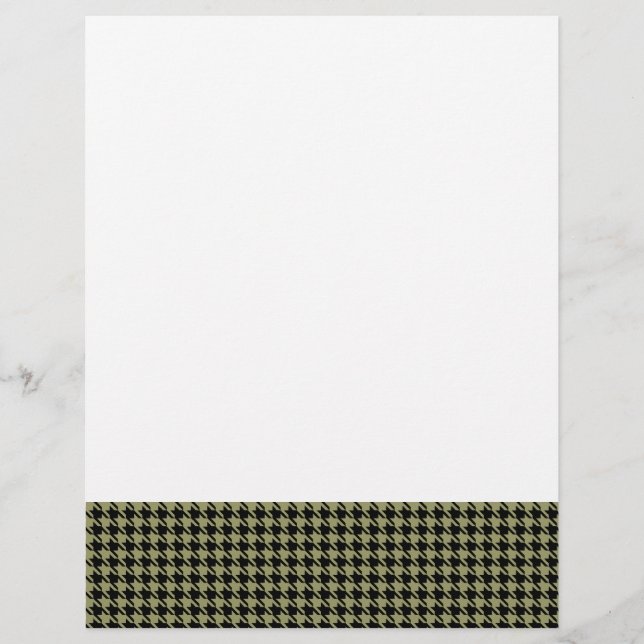Houndstooth Avocado och Black (Framsida)