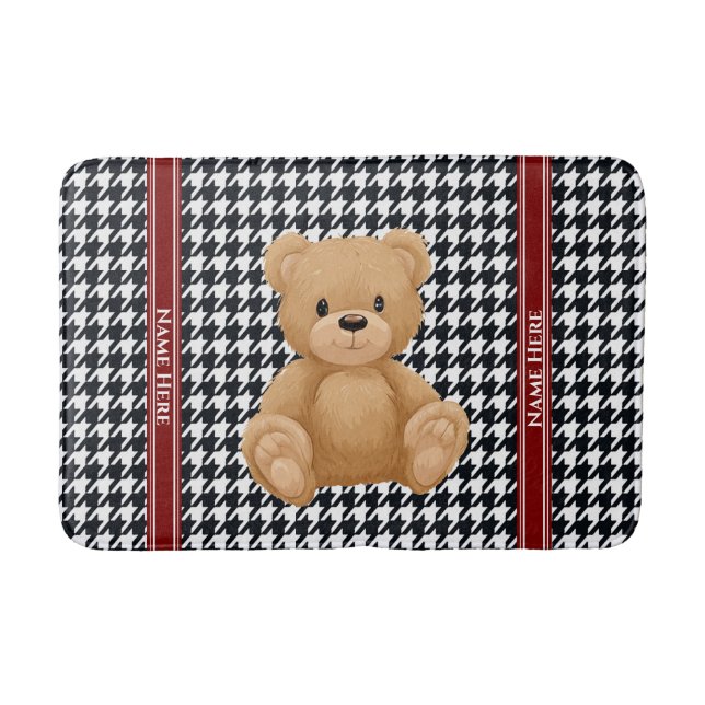 Houndstooth Bear Home, Badrumsmatta (Framsidan)