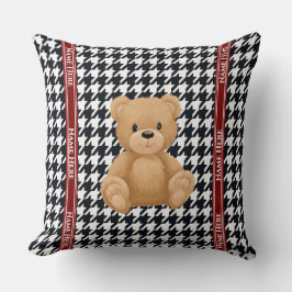 Houndstooth Bear Home, Kudde