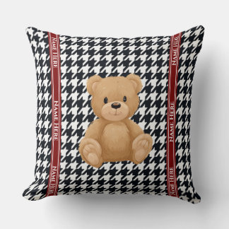 Houndstooth Bear Home, Kudde