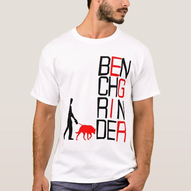 Houndstooth BG skjorta Tee Shirt (Framsida)