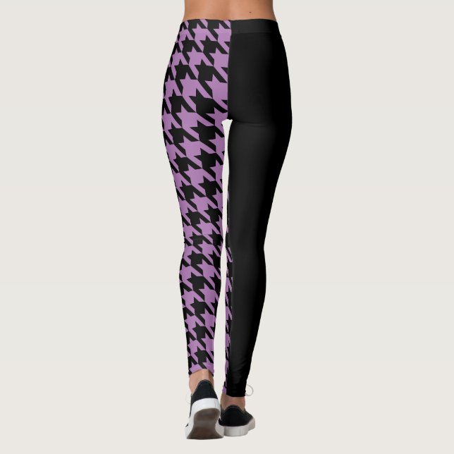 Houndstooth / Black Leggings (Baksida)