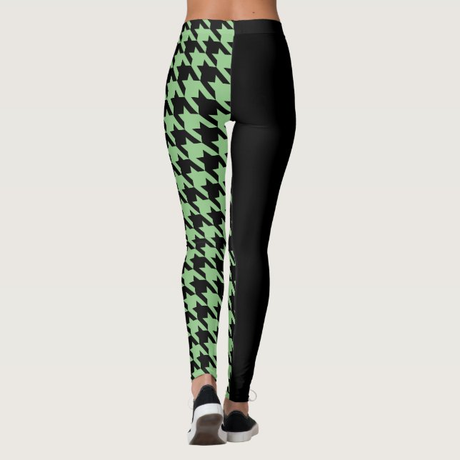 Houndstooth / Black Leggings (Baksida)