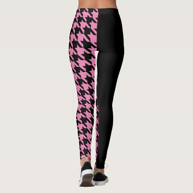 Houndstooth / Black Leggings (Baksida)