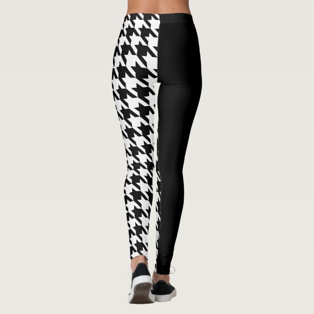 Houndstooth / Black Leggings (Baksida)