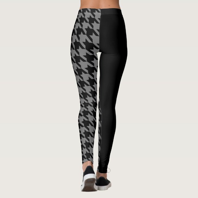 Houndstooth / Black Leggings (Baksida)