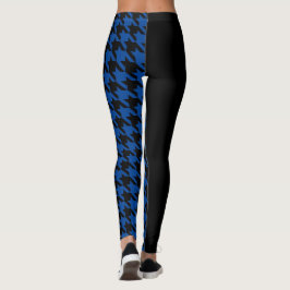 Houndstooth / Black Leggings