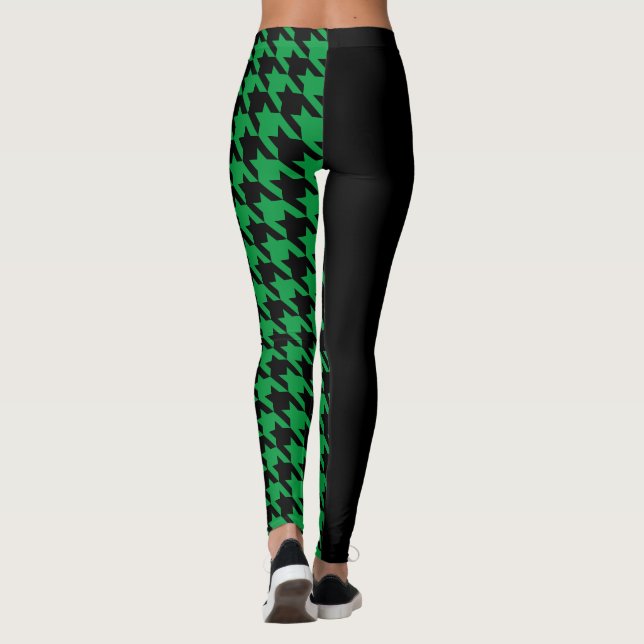 Houndstooth / Black Leggings (Baksida)