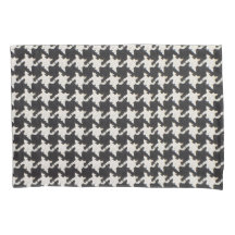 Houndstooth Black White Mönster