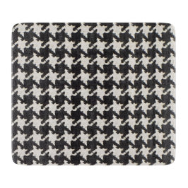 Houndstooth Black White Mönster