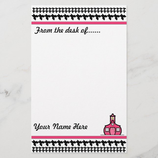 Houndstooth brevpapper (Framsida)
