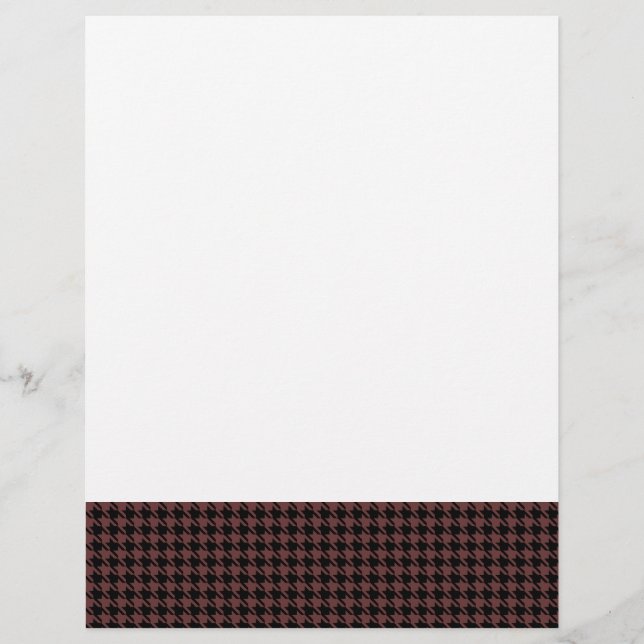 Houndstooth Brown och Black (Framsida)