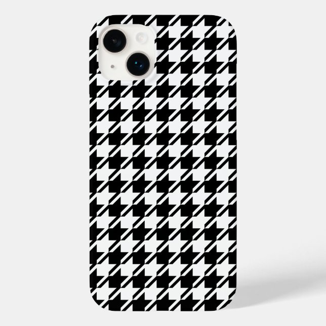 Houndstooth BW Rpt Mönster (Baksida)