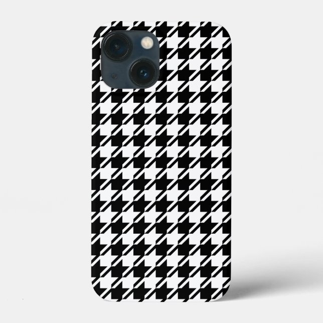 Houndstooth BW Rpt Mönster (Baksida)