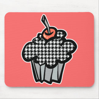 Houndstooth cuptårta musmatta