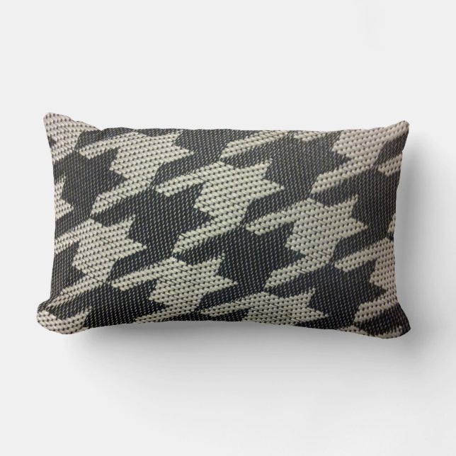 Houndstooth dekorativ kudde (Framsida)