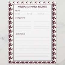 Houndstooth Familjenamn Recept Infoga 