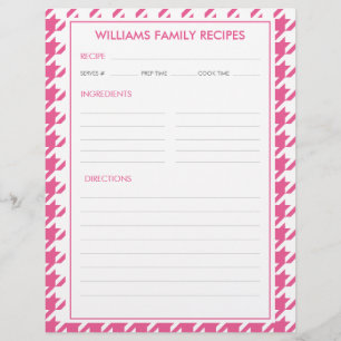 Houndstooth Familjenamn Recept Infoga