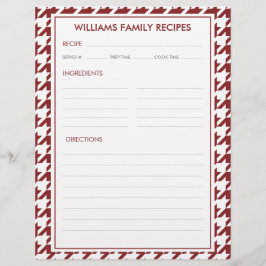 Houndstooth Familjenamn Recept Infoga 